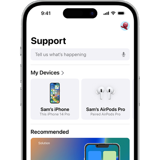 Apple Support app